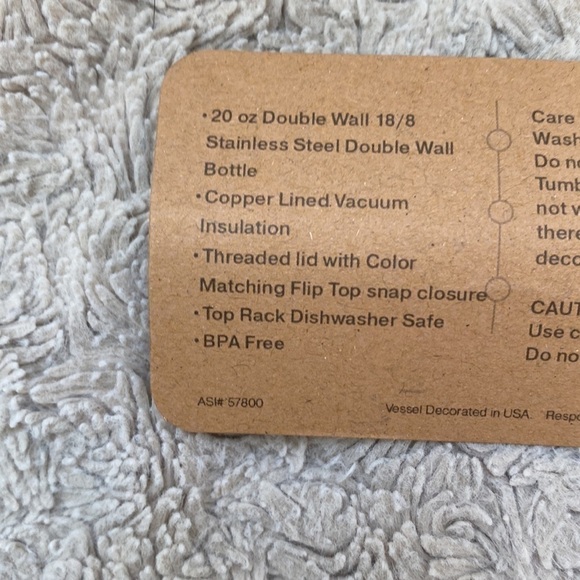 20 ounce | Double Wall | Bottle | Black/Silver - Picture 10 of 12